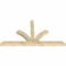 Ekena Millwork Richland Rough Sawn Timber Gable Bracket, Douglas Fir, 108"W x 58"H x 6"D x 6"F, 13/12 Pitch GBW108X58X0606RIC00RDF - alternate 5